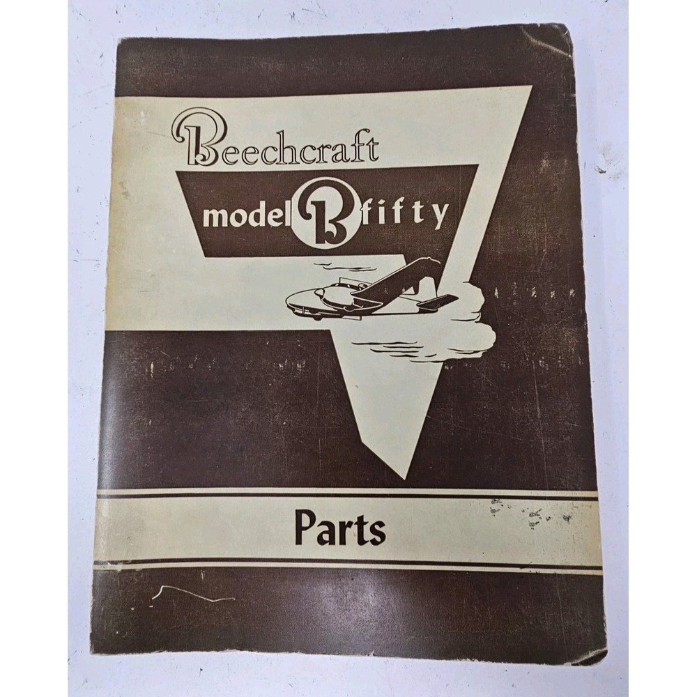 Beechcraft Model B Fifty B50 Parts Catalog Rev 1955 Original‎ OEM